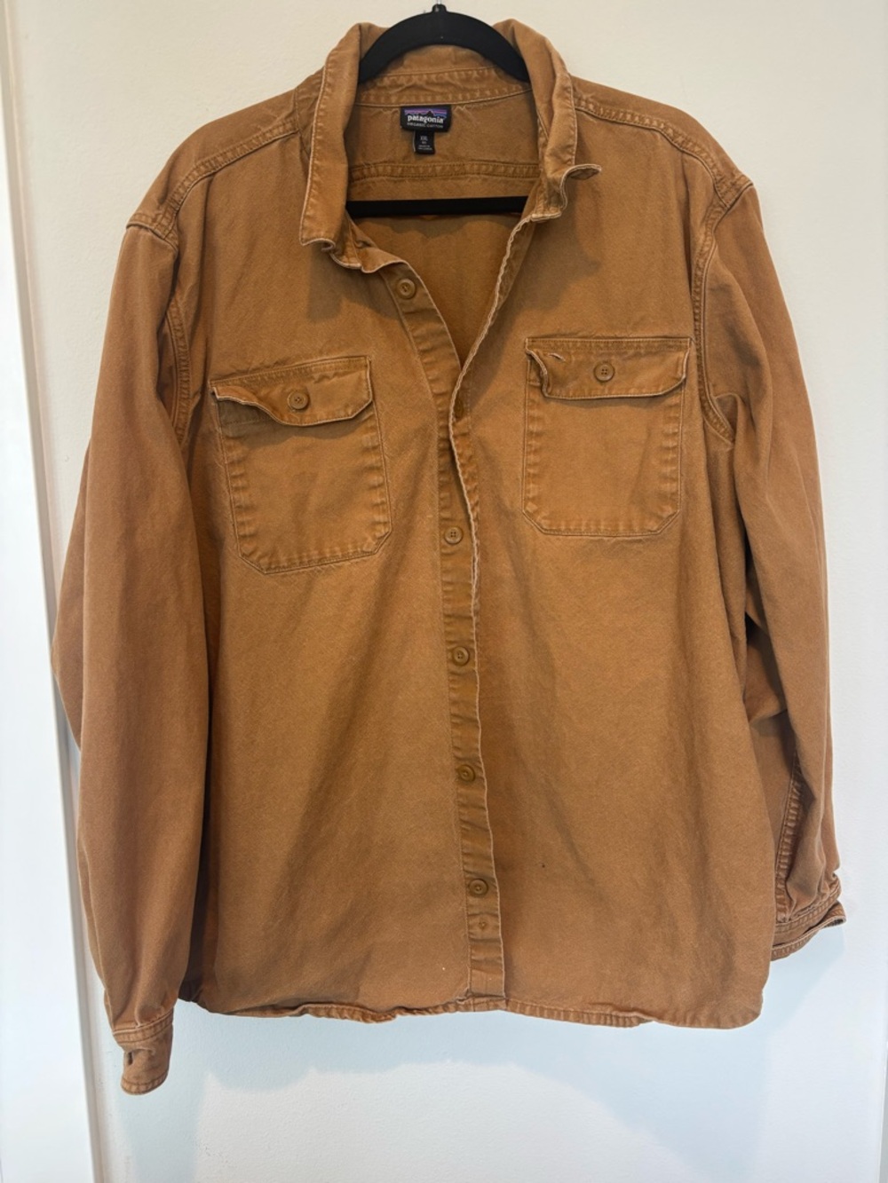 Patagonia Organic Cotton Shirt in Rust XXL 115